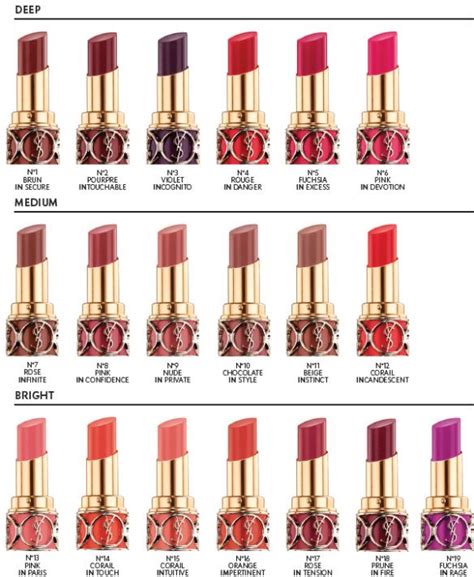 ysl matte lipstick 11|YSL lipstick color chart.